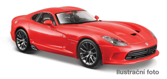 Maisto - 2013 SRT Viper GTS, červená, 1:24