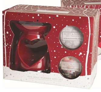 Sada aromalampa srdce Vánoce 2019