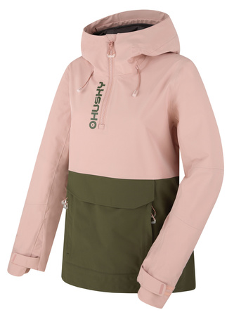 Dámská outdoor bunda Nabbi L lt. pink/khaki - L Dámská outdoor bunda Nabbi L lt. pink/khaki - L