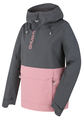 Dámská outdoor bunda Nabbi L dk. grey/pink - XL Dámská outdoor bunda Nabbi L dk. grey/pink - XL