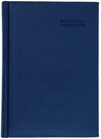 Kalendarz naucz. 2023/24 A5 tyg. Vivella granatowy Kalendarz naucz. 2023/24 A5 tyg. Vivella granatowy