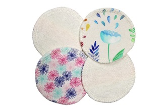 Látkový odličovací tamponek: Bavlněný úplet a bambusovo-biobavlněné froté__Počet ks:1