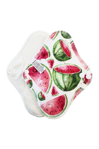 BIO Slipová vložka (PUL) - Melouny & přírodní bambusovo-biobavlněné froté