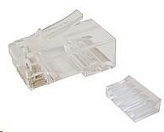 Solarix Konektor RJ45 CAT6 UTP 8p8c nestíněný skládaný na drát / 100 ks KRJ45/6SLD Solarix Konektor RJ45 CAT6 UTP 8p8c nestíněný skládaný na drát / 100 ks KRJ45/6SLD