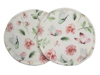 BIO Vložky do podprsenky - Motýlí vábení (bavlněný úplet)