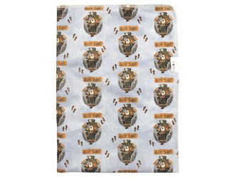 Přebalovací podložka (PUL) - Detektiv Ted, sv. žlutý velur