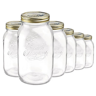 Zavařovací sklenice Bormioli Rocco, Quattro Stagioni | 1,5 L | 6 ks