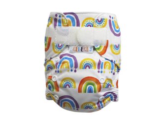 BIO Bambusová kapsová plenka (S) - Duha SZ