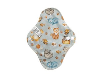 Slipová vložka (PUL) - Kočičí snění, sv. žlutý velur (kojenecký plyš)