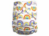 BIO Bambusová kapsová plenka (M) - Duha PAT