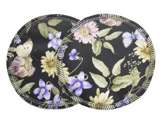 BIO Vložky do podprsenky - Noční zahrada (PUL)