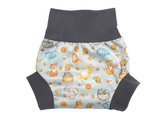 Natahovací svrchní kalhotky PUL - Kočičí snění__Velikost EU:XL (12-18kg)