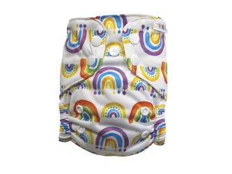 BIO Bambusová kapsová plenka (S) - Duha PAT