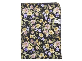 Přebalovací podložka (PUL) - Noční zahrada, bledě růžový velur