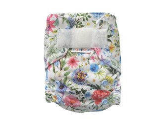 BIO Bambusová kapsová plenka (S) - Hortenzie SZ