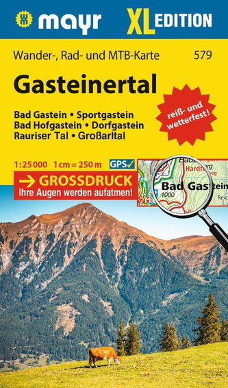 Mayr Wanderkarte Gasteinertal XL 1:25.000