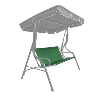 Sedák na houpačku textilní 93 x 114 cm, tmavě zelený