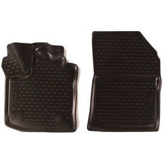 3D Gumové koberce RENAULT Dokker, 2012->, cargo, pouze přední;, 2ks SIXTOL
