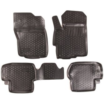 Gumové koberce Mitsubishi Lancer Evolution X (07-)  (2D) SIXTOL