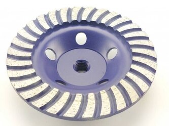 Kotouč diamantový hrnkový brusný turbo, 125x5mm, M14 GEKO