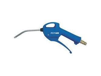 Ofukovací pistole prodloužená, zahnutá tryskou a zástrč.spojkou 500mm PROFI-AIR