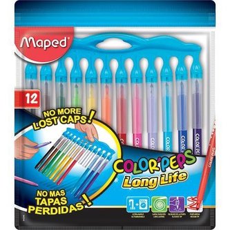 Flamastry Colorpeps Longlife Innovation 12 kolorów Flamastry Colorpeps Longlife Innovation 12 kolorów