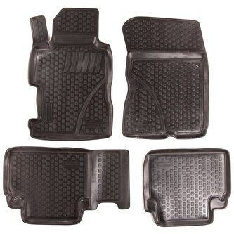 Gumové koberce Honda Civic VIII Sedan (FD1/2/7 FA1 FG1/2 FA5 FK FN) (06-11)  (2D) SIXTOL