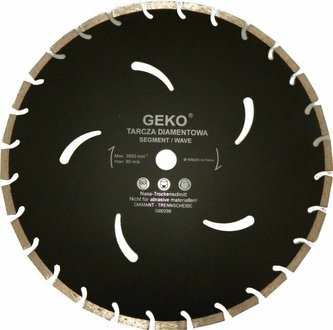 Kotouč diamantový řezný segmentový, 400x10x32mm GEKO Kotouč diamantový řezný segmentový, 400x10x32mm GEKO