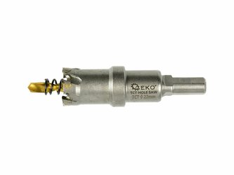 Korunkový vrták do kovu TCT, 22mm GEKO