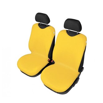 Autopotahy Tričko BAVLA na přední sedadla - žluté SIXTOL