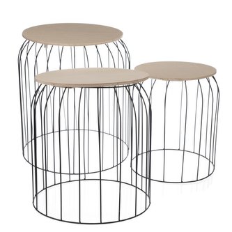 Odkládací stolek - sada 3ks, 0/1