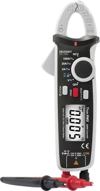 Digitální klešťový multimetr VC-330 OEU, CZ verze VOLTCRAFT Digitální klešťový multimetr VC-330 OEU, CZ verze VOLTCRAFT