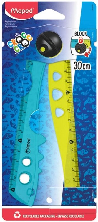 Linijka składana Croc Croc 15/30 cm MAPED Linijka składana Croc Croc 15/30 cm MAPED