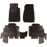 Gumové koberce JEEP Wrangler 4 dveře, 2007-> SIXTOL