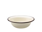 SMALTOVANÁ MISKA  22CM KRÉMOVÁ