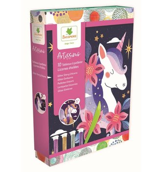 ARTISSIMO pískování glitrové Jednorožci