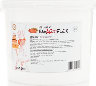 Smartflex Velvet Mandle 7 kg (Potahovací a modelovací hmota na dorty)