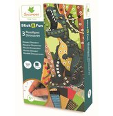 STICK&FUN mozaika 3x Dinosauři