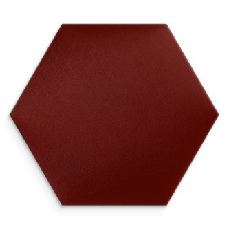 Čalouněný nástěnný panel HEXAGON 30x26 cm vínová MyBestHome