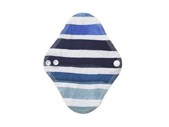 BIO Intimní vložka s GOTS (Biobavlněný úplet) - Námořnické pruhy