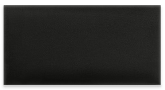 Čalouněný nástěnný panel 50x30 cm černá MyBestHome
