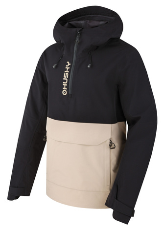 Pánská outdoor bunda Nabbi M black/beige - S