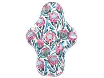 BIO XL vložka (PUL) - Protea královská & růžové bambusovo-biobavlněné froté