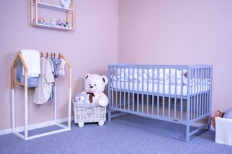 Dětská postýlka New Baby LILLY standard šedá