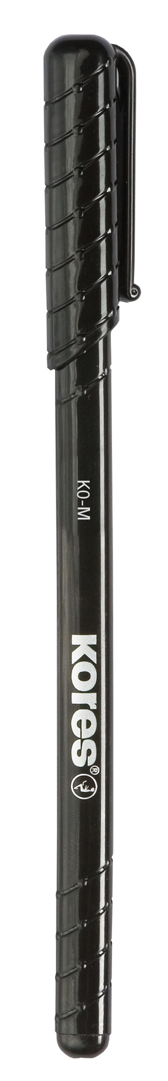 K0 Pen, soft povrch, trojhranné tělo, extra jemný inkoust, šíře M-1 mm, černá