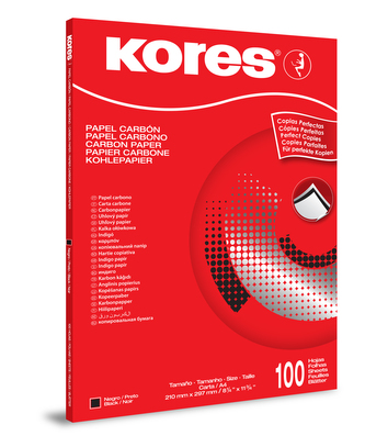 1200 A4 21 x 29,7 cm / černý uhlový / 100 listů