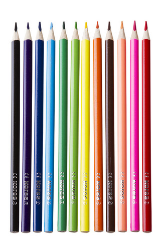 Trojhranné pastelky KROMAS, 3 mm / 12 barev