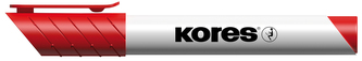 K-MARKER Popisovač na bílé tabule a flip charty, zkosený hrot 3-5 mm, červený