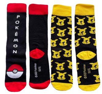 SADA 2 KS PONOŽKY POKÉMON - velikost 37-39