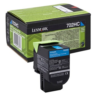 Lexmark toner 702HCE Cyan High Yield Corporate Cartridge (3k) pro CS310/410/510